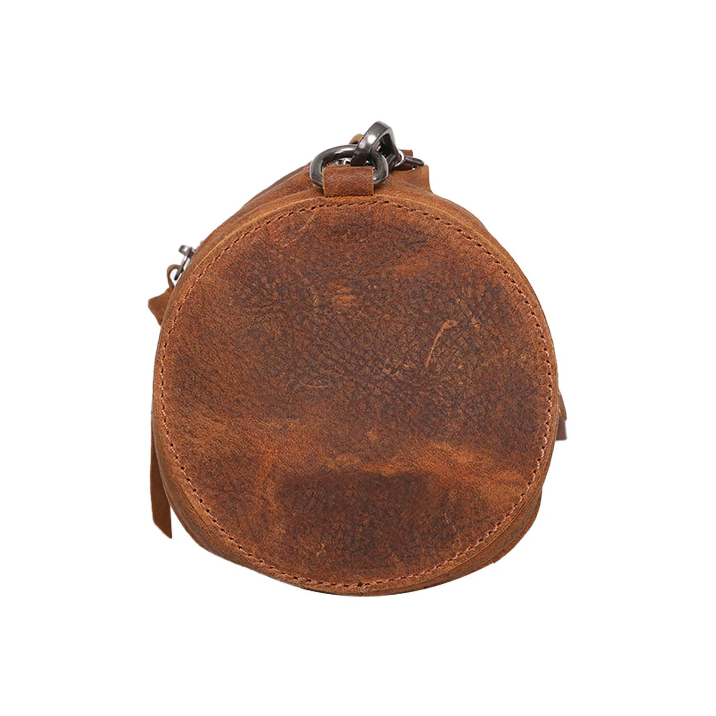 Real Leather Cow-Hide Collection Mini Barrel Bag