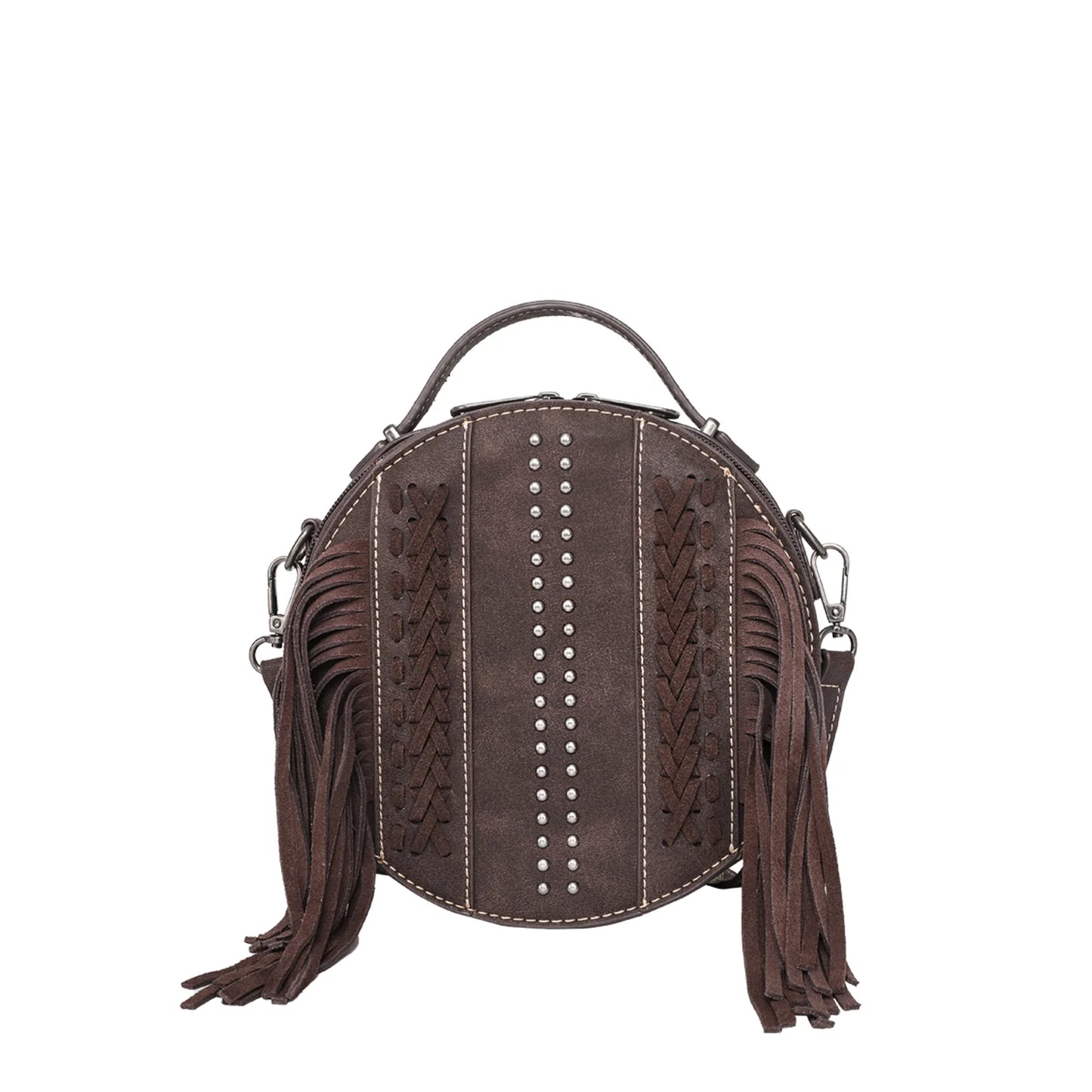 Montana West Fringe Collection Circle Bag/Crossbody