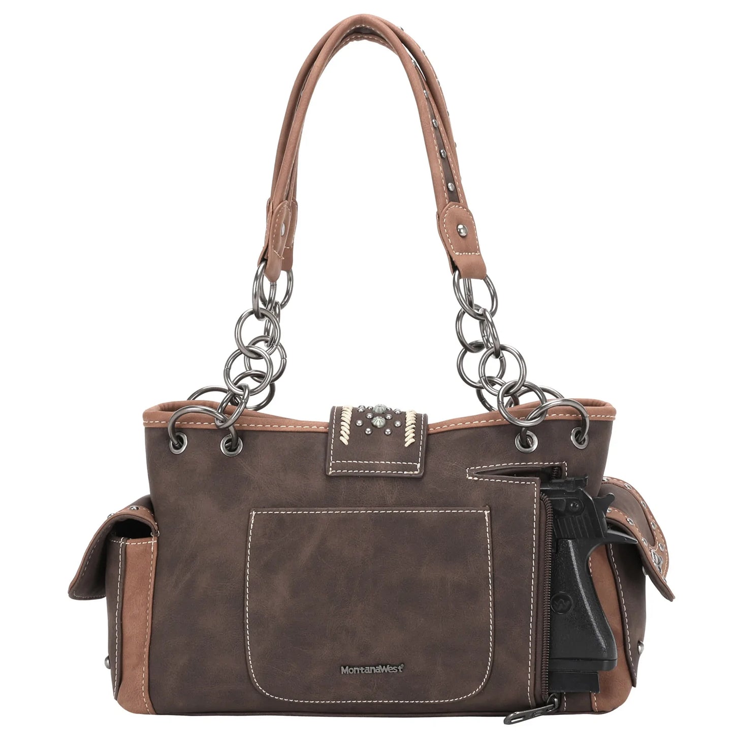 Montana West Concho Collection Concealed Carry Satchel