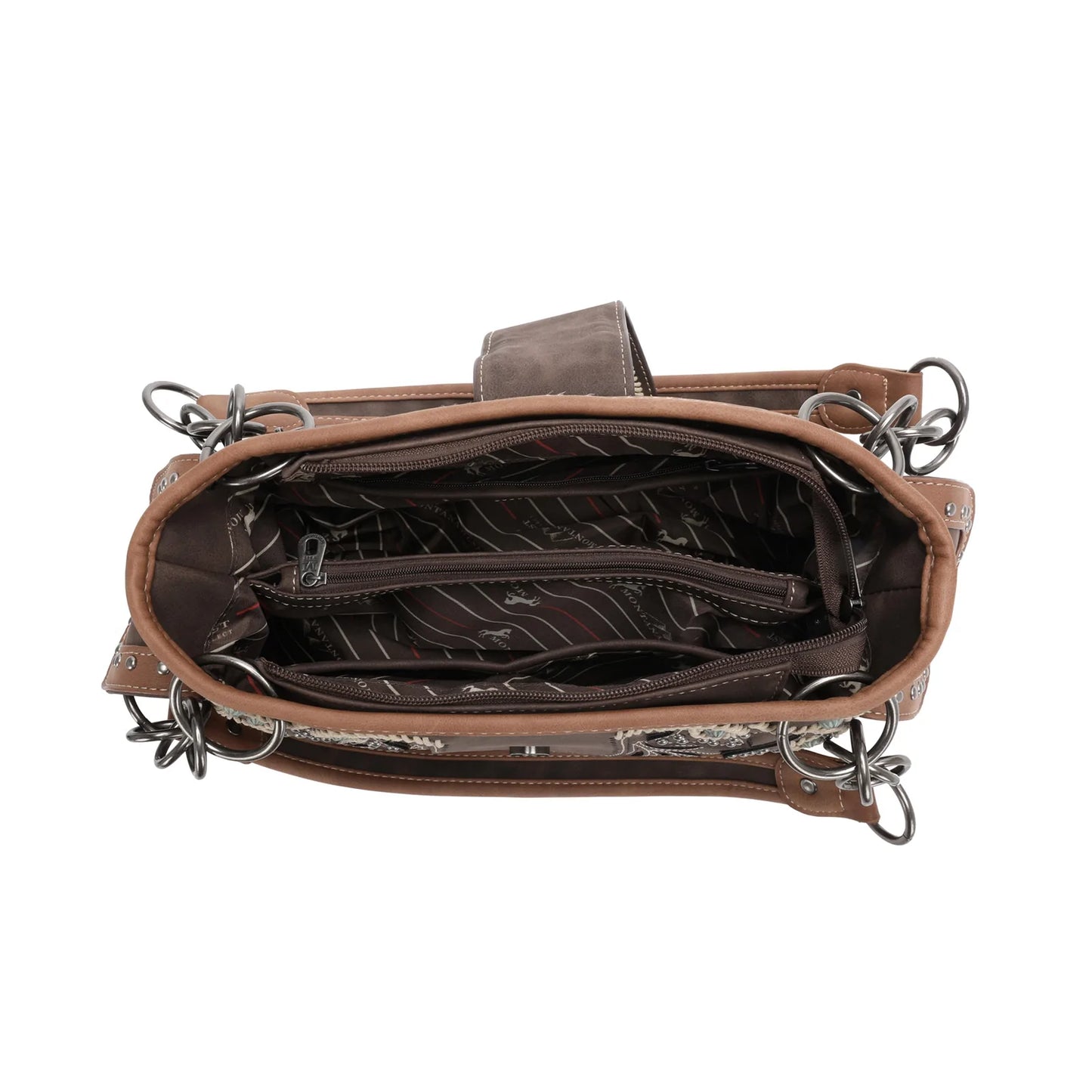 Montana West Concho Collection Concealed Carry Satchel