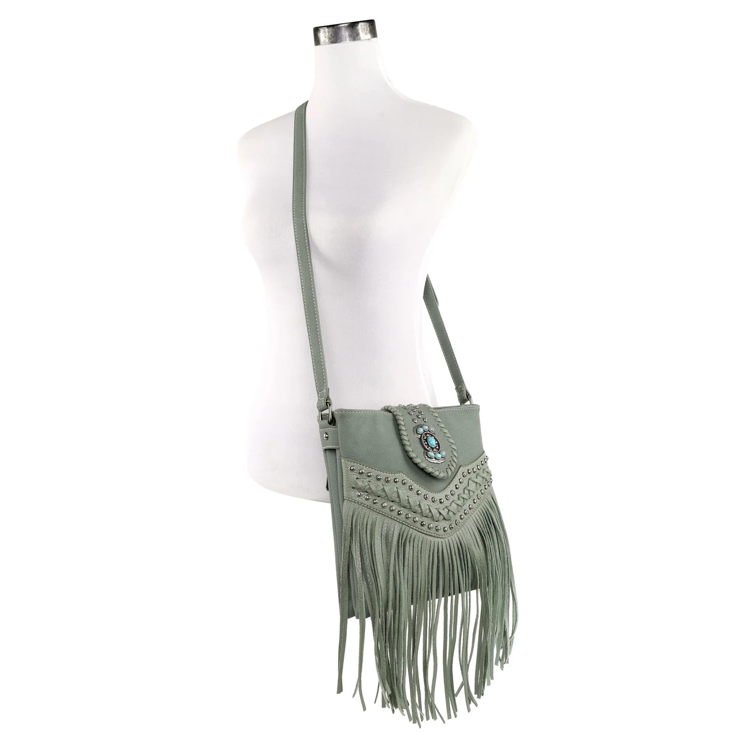 Montana West Fringe Collection Concealed Carry Crossbody