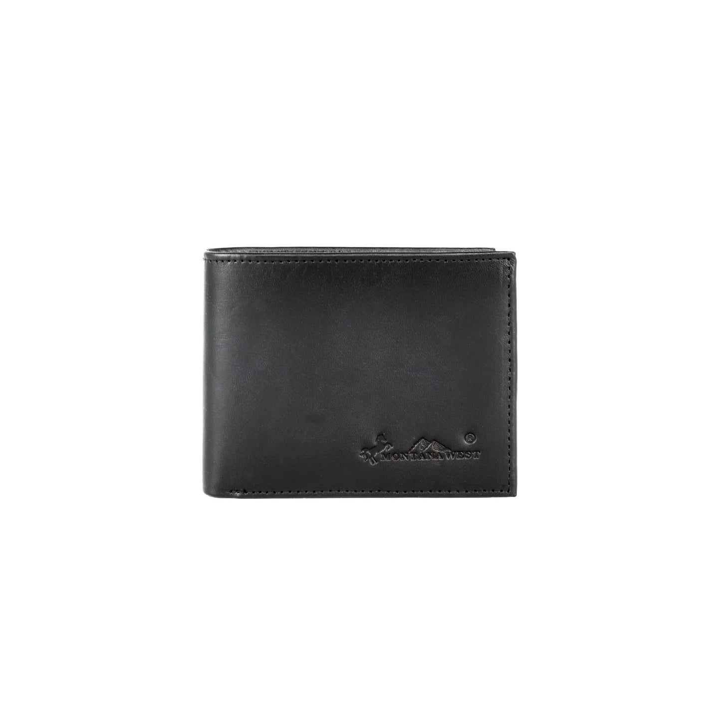 Genuine Leather Men's Bi-Fold Wallet