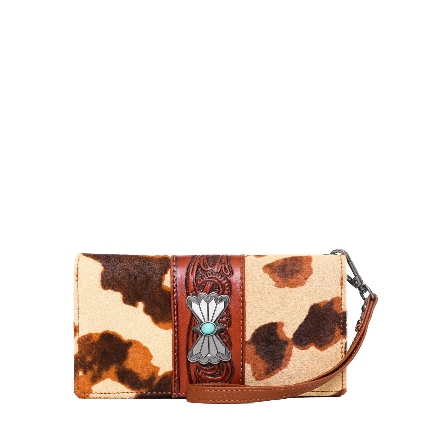 Wrangler Hair-on Cowhide Collection Wallet