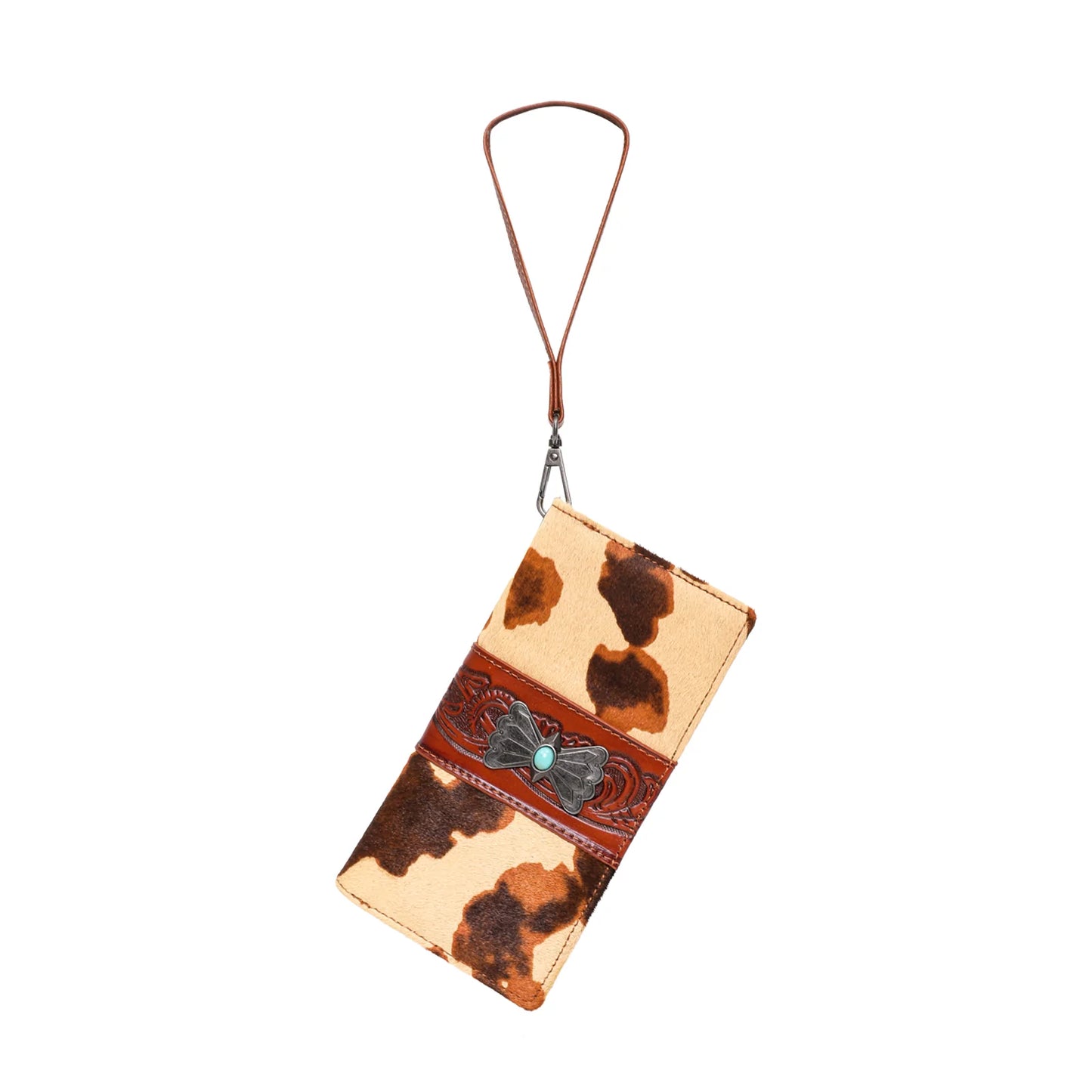 Wrangler Hair-on Cowhide Collection Wallet