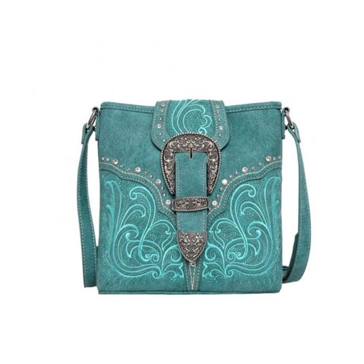 Montana West Buckle Collection Concealed Carry Crossbody Bag