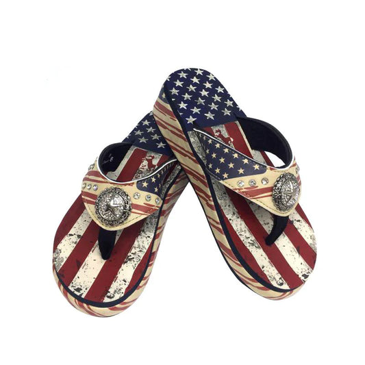 Montana West American Pride Collection Pride Flip Flops